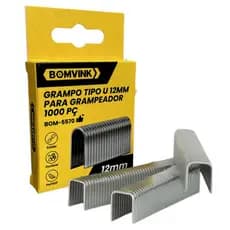 Grampo Reto Pino Tipo U 12mm Para Grampeador Manual Tapeceiro Bomvink