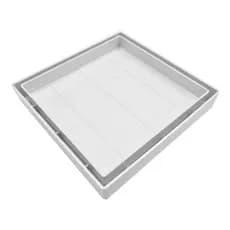 Ralo Oculto 15x15 Seca Piso Porcelanato Inteligente Branco