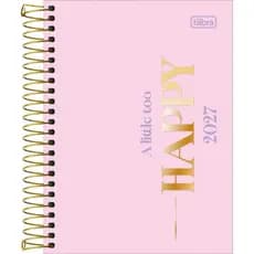 Agenda 2027 Happy Espiral 176 Folhas Tilibra