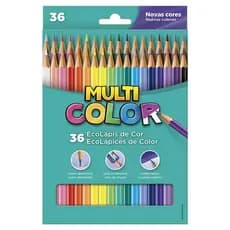 Lapis de Cor Multicolor 36 Cores