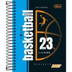 Agenda 2027 Diaria D+ Espiral Masculina Tilibra 176 Folhas