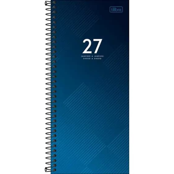 Agenda 2027 Diaria Comercial Ideale Espiral Tilibra 208 Folhas