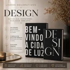 Kit  3pcs  Caixa Desvorativa Livro Falso Fake Porta Objetos Joias Enfeite Decorativo Decoração