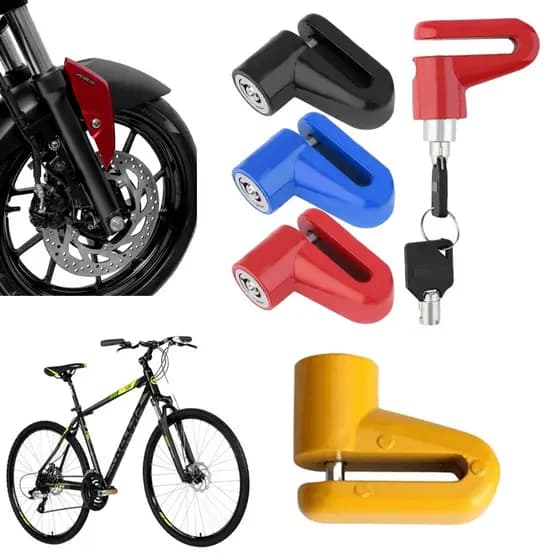 Cadeado Para Moto Bicicleta Antifurto  Universal Para Freios a Disco