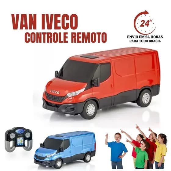 Brinquedo Van Iveco Daily Brinquedo Controle Remoto