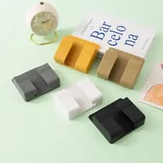 Kit 4 Suporte Adesivo Multiuso De Parede Para Celular Controle Remoto