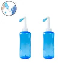 Kit 2 Higienizador Lavador Nasal Ducha Com 2 Bicos Para Adulto E Infantil