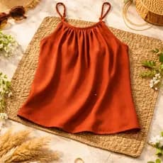 Blusinha Alça Fresquinha Bata Solta Blogueira Moda Blusa Regata Alcinha Camiseta Feminina