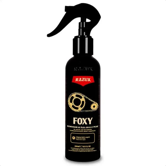 Foxy Limpa Corrente Motor Tira Piche Óleo Graxa Razux 240ml