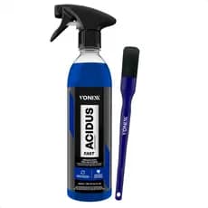 Acidus Fast 500ml + PINCEL DETALHAMENTO EXTERNO Vonixx Desincrustante Acido Motor Chassi