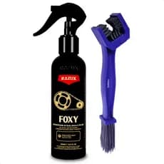 Foxy Remove Óleo Graxa Limpa Corrente Razux 240ml + Escova