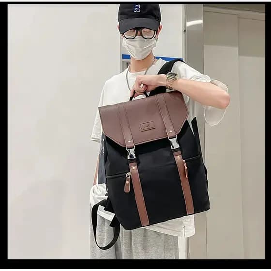 Mochila Escolar Bolsa De Viagem Moda De Negócios Homens Mulheres Casual Casais Vestido Multifuncional Compartimento Para