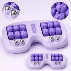 Massageador Para Pés Magnético Portátil Relaxante Com Rolos E Esferas Para Alívio E Conforto