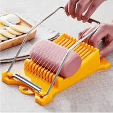 Fatiador De Queijo Profissional Inox Cortador De Frios Manual Cozinha Queijos Frutas Ovos Legumes Presunto Mussarela