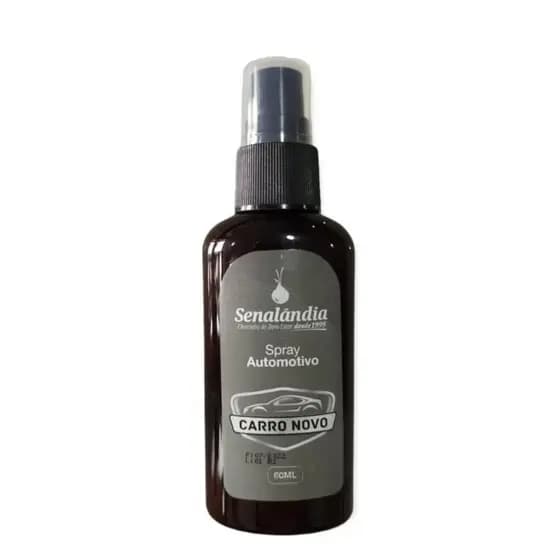 KIT 2 Cheirinhos de Carro Aromatizador Spray Carro Novo 60ml Senalândia