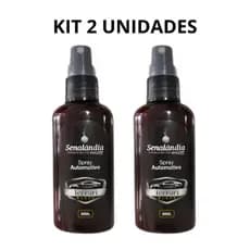 KIT 2 CheirinhoS de Carro Aromatizador Spray Ferrar Black  60ml Senalândia