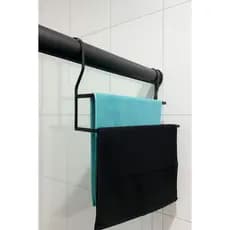 Suporte Duplo Porta Toalhas Toalheiro Box 50cm