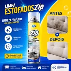 Espuma Limpeza Estofados Zip Clean 300ml Limpeza Seco Sofá Banco Carro Carpete