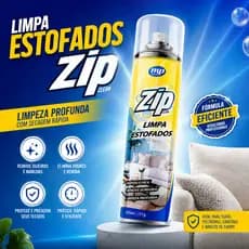 Limpa Colchao Espuma Seca Zip Clean 300ml Remove Mancha Odores Secagem Rapida