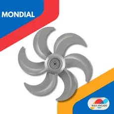 Helice Ventilador Mondial 40cm 6 Pas Encaixe Redondo Alta Ventilação