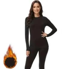 Blusa Térmica Feminina Proteção Uv 50+ Segunda Pele Camiseta Forrada