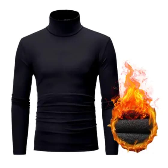 Camiseta Gola Alta Peluciada UV Feminina
