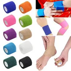 Bandagens elásticas autoadesivas para proteção esportiva/basquete/voleibol/bandagens