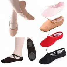 Sapatos de Dança de Ballet Macio para Crianças e Adultos Ginástica Soft Ball JLGE