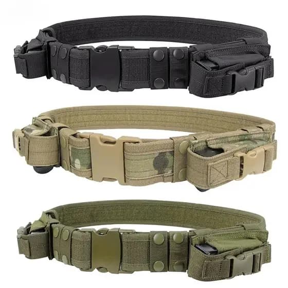 Colete tático multifuncional ao ar livre com acessórios de expansão para cintos masculinos ULWG