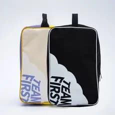 Bolsa de armazenamento leve para natação Série de montanha Bolsa para sapatos de Badminton Bolsa de armazenamento preta