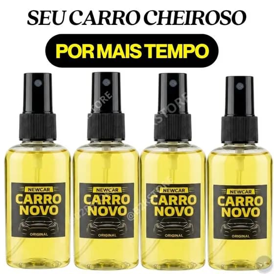Cheirinho Carro Novo Spray Automotivo Premium Alta Fixação Perfume Carro 60ml Original