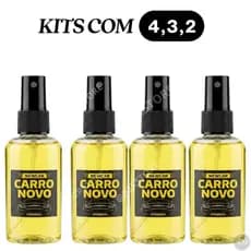 KIT CHEIRINHO CARRO NOVO PREMIUM New Car | Aromatizador de Carro Elimina Fungos Bactérias