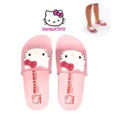 Chinelo Hello Kitty Slide, Chinelo Juvenil Menina