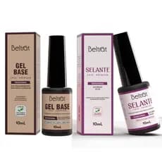 Kit Gel Base E Selante Beltrat 10ml para Unhas Artificiais