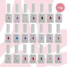 Esmalte em Gel Beltrat 10g Cores Variadas Alta Pigmentação Fino Acabamento Unhas Gel Alongamento