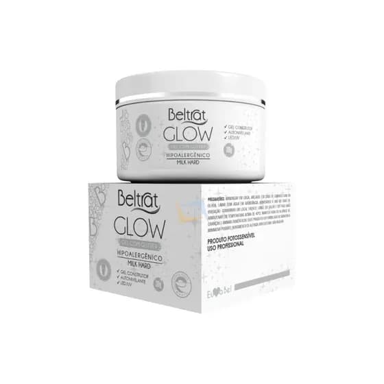 Gel Glow Glitter Milk 30g Beltrat/ Alongamento de Unhas e Nail Art