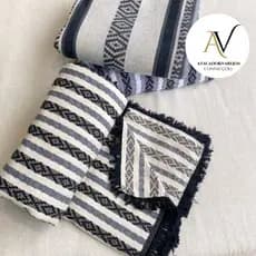 Manta Super Grande de casal King Em Algodão  Manta Para Sofa ou Cama Algodão PesadoTam 2.50 x 2.60