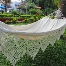 Rede De Dormir Casal Luxo Super Grande Rede Bucho De Boi Original 100%Algodão Feito a Mão No Tear
