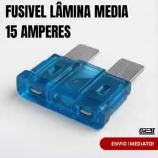 Fusível Lamina Medio Comum Automotivo 15 Amp