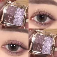 Gelo Uva Rosa Roxo Paleta De Sombra Lantejoulas Perolado Clareamento De Olho À Prova Dwaterproof Água Glitter Pó
