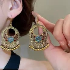 Brincos pendentes ovais vazados com zircônia, populares e versáteis, com ganchos para orelha, em estilo europeu e americ