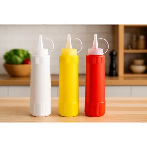 Kit 3 Bisnagas Molho 400ml Maionese Ketchup Mostarda