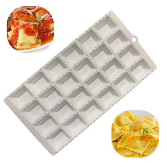 Forma Para Ravioli e Mini Pastel 24 Cavidades Rechear