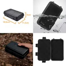 Kit Sobrevivência 12 Peças Impermeável Caixa Tática Camping Trilhas Emergência Compacto