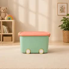 CAIXA ORGANIZADORA INFANTIL BRINQUEDOS QUARTO DECORATIVO - 50L