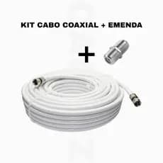 Cabo Coaxial Para Tv Com Emenda 10M 20M 30M 40M Pronto Com Conexões