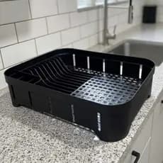 Escorredor de Louças Capacidade de até 10 Pratos Cozinha Plástico , Escorredor Louça Copos e Talheres