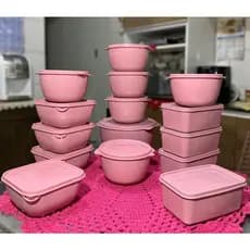 Kit 15 Potes de Plásticos OU OPÇÃO DE KIT DE 17 POTES