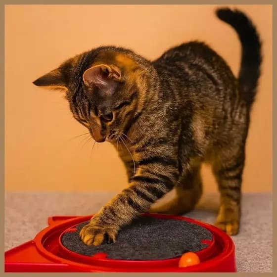 Arranhador Gatos Bolinha Pet Cachorro Interativo Antiestresse Cachorro Brinquedo Mordedor
