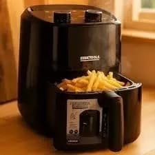 Fritadeira Elétrica Air Fryer Sem Óleo Saudável Panela Frita Assa Crocante Rápido Batata Carne